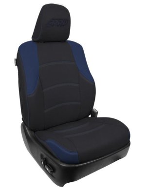 Toyota 4Runner Seat Covers - Front - PRP Seats - Black/Navy Blue - `11-`24